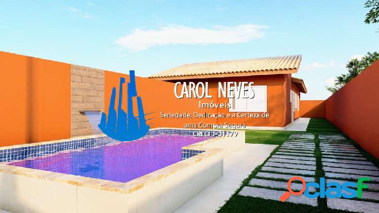 CASA NOVA 2 DORMITÓRIOS SUÍTE LADO PRAIA FINANCIAMENTO