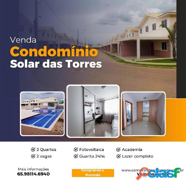 Casa no Condomínio Solar das Torres.