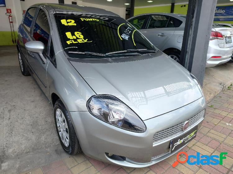 FIAT PUNTO ESSENCE 1.6 FLEX 16V 5P CINZA 2012 1.6 FLEX