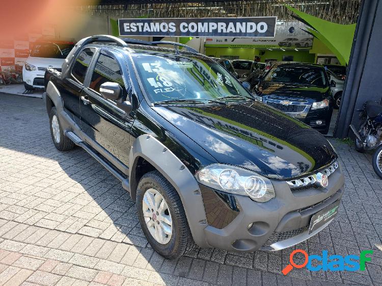 FIAT STRADA ADVENTURE1.8 1.8 LOCKER FLEX CD PRETO 2013 1.8