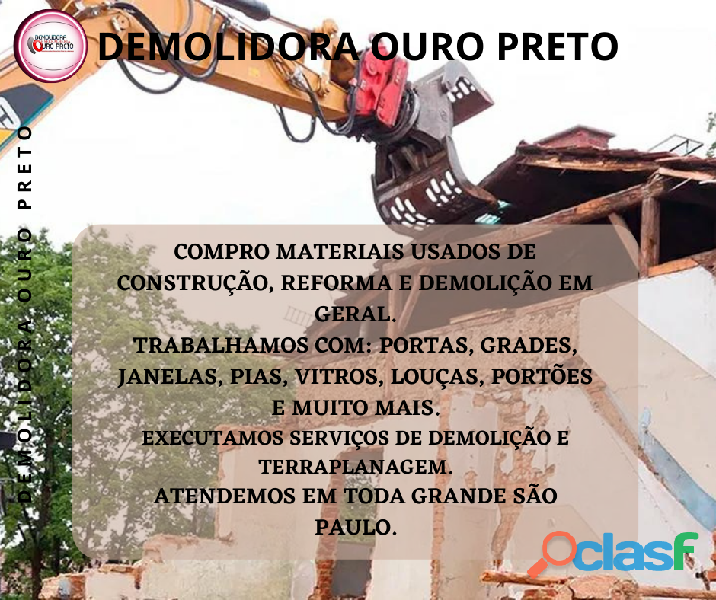 Compra se Material Usado de Construção em São Paulo