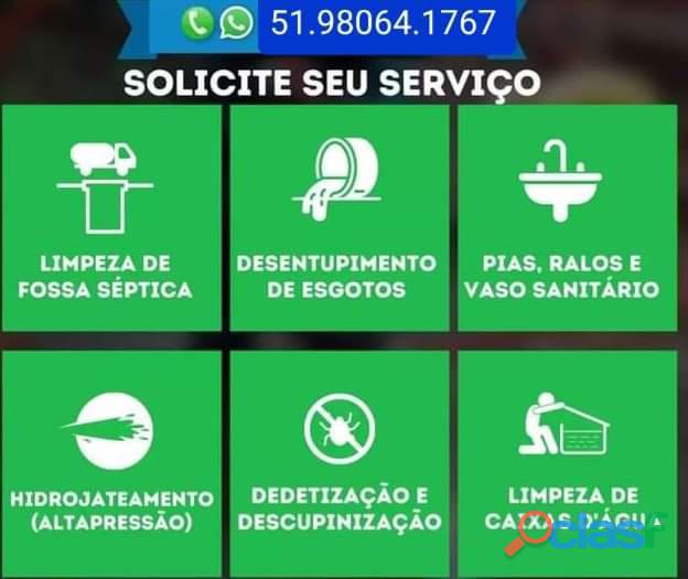 Desentupidora em São Leopoldo RS 51.98064.1767 Whatsapp