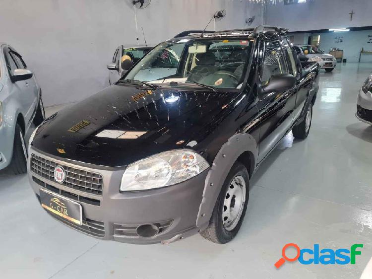 FIAT STRADA WORKING 1.4 MPI FIRE FLEX 8V CE PRETO 2013 1.4