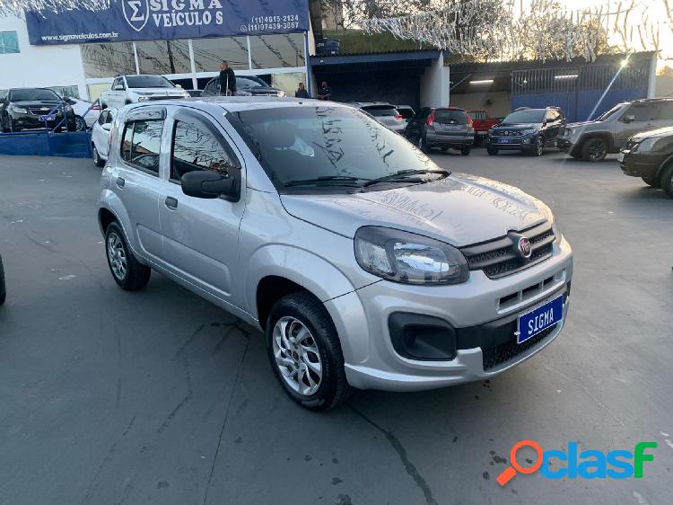 FIAT UNO DRIVE 1.0 FLEX 6V 5P PRATA 2018 1.0 FLEX