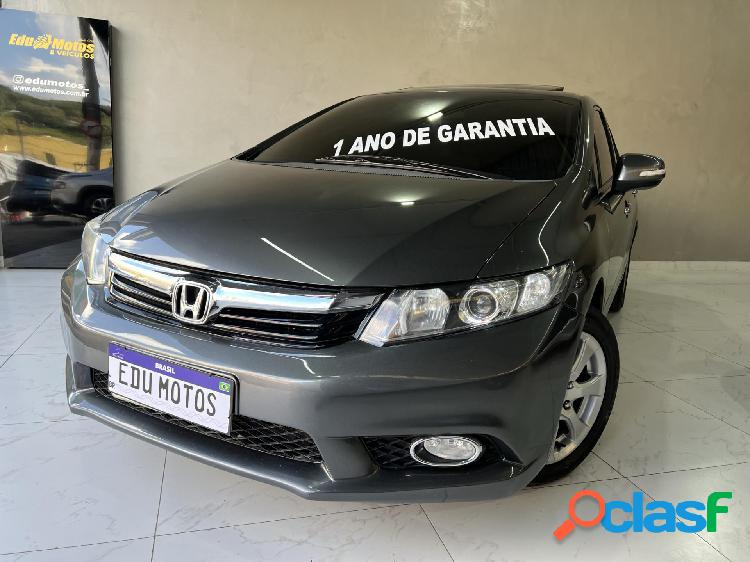 HONDA CIVIC EXS 1.8 AUTOMATICO FLEX CINZA 2013 1.8 FLEX