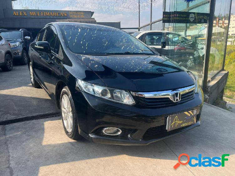 HONDA CIVIC SEDAN LXR 2.0 FLEXONE 16V AUT. 4P PRETO 2014 2.0