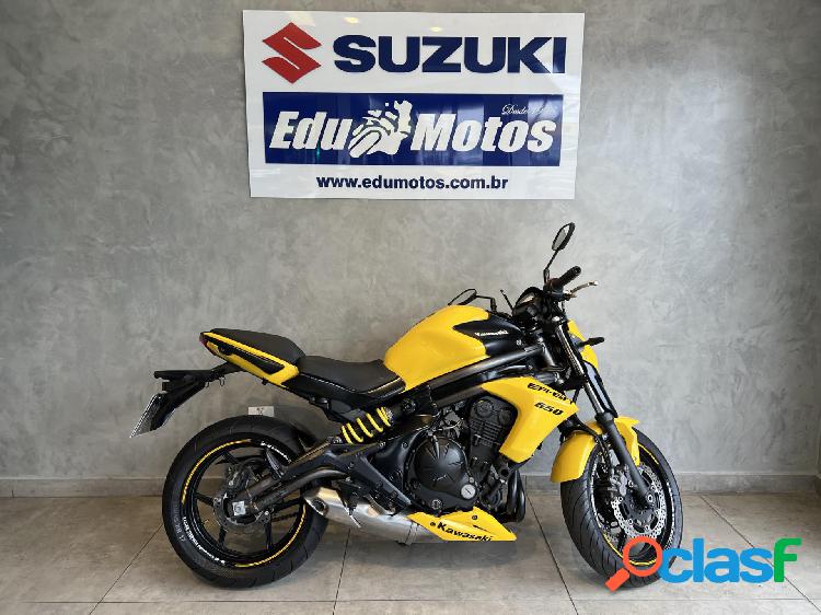 KAWASAKI ER6-N AMARELO 2013 650 GASOLINA