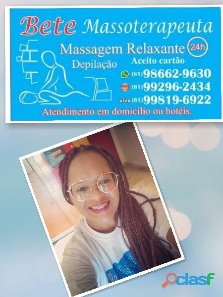 Massagista no DF 061 986629630