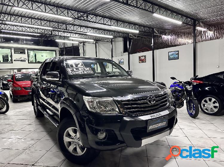 TOYOTA HILUX CD SRV 4X4 2.7 FLEX 16V AUT. PRETO 2012 2.7