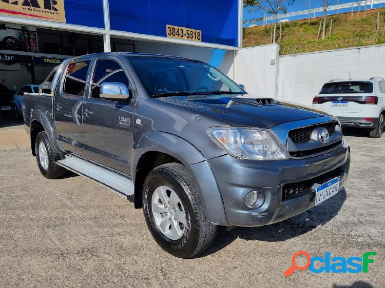 TOYOTA HILUX CD SRV D4-D 4X4 3.0 TDI DIESEL AUT CINZA 2011