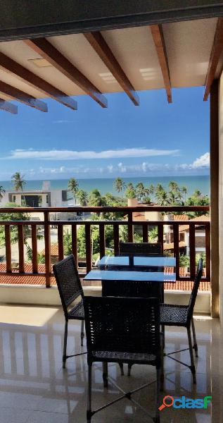 Apartamento mobiliado com vista mar