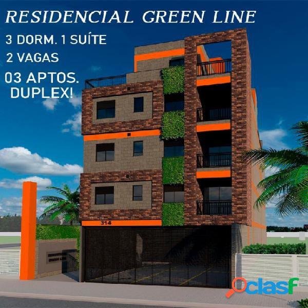 Apto Duplex-3 dorm. com,155 m² por R$ 1.171.000,Vl Euclides