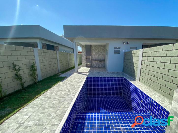 Casa 2 dorm. sendo 1 suíte com 73 m² por R$ 330.000 -Bal.