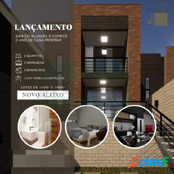 Casa lançamento no Novo Aleixo, próximo ao Parque