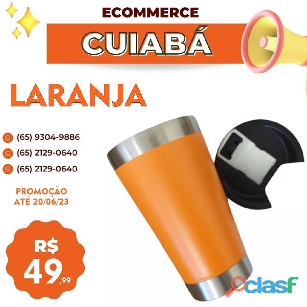 Copo Termico Inox Parede Dupla com Tampa 350ml Beber Gelo