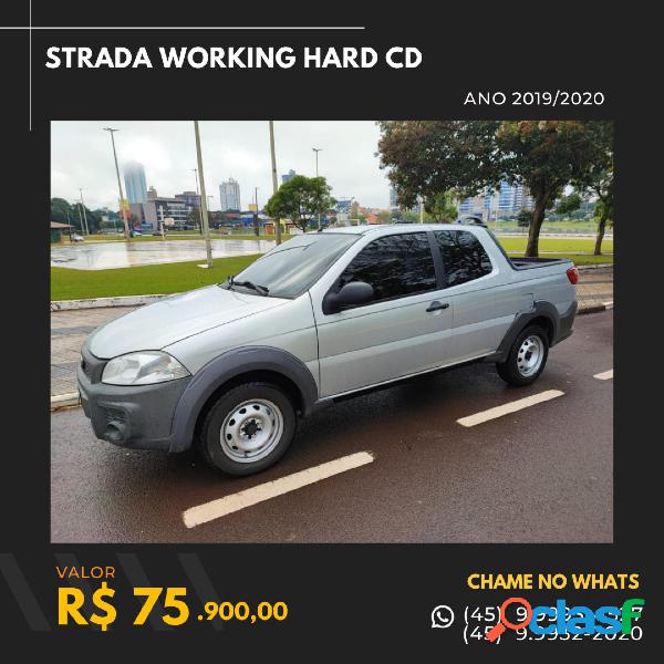FIAT STRADA WORKING HARD 1.4 FIRE FLEX 8V CD PRATA 2020 1.4