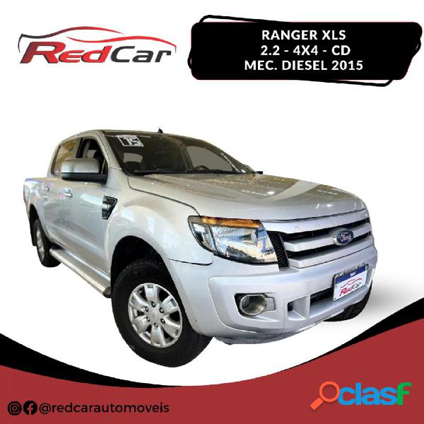 FORD RANGER XLS 2.2 4X4 CD DIESEL MEC. PRATA 2015 2.2 DIESEL