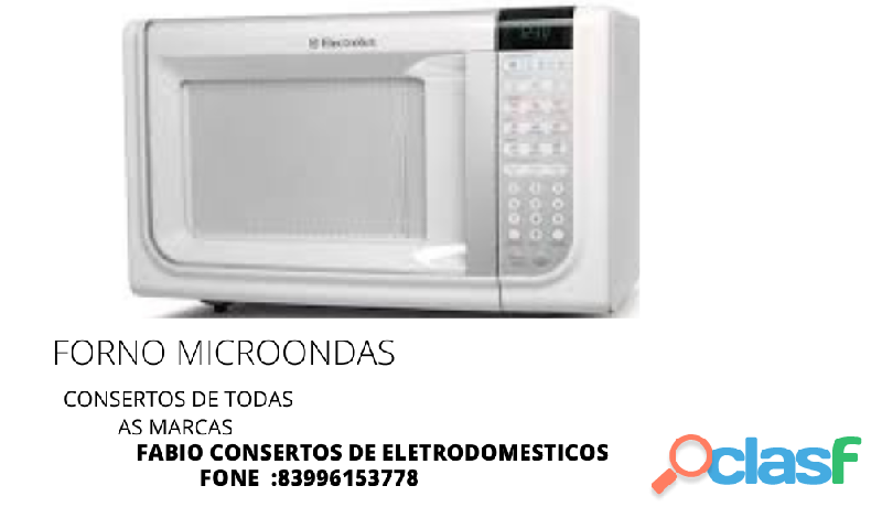 Fornos microondas de todos os modelos