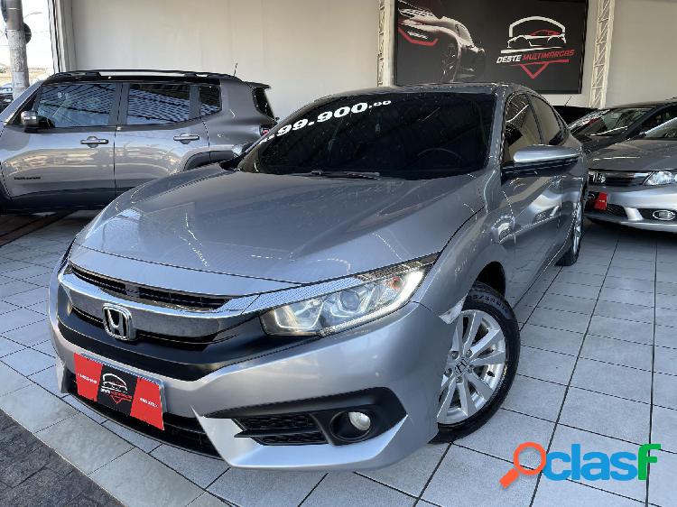 HONDA CIVIC SEDAN EXL 2.0 FLEX 16V AUT.4P PRATA 2017 2.0