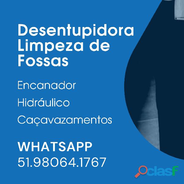 Hidrojato e Desentupidora 24hs 51.98064.1767 Whatsapp,