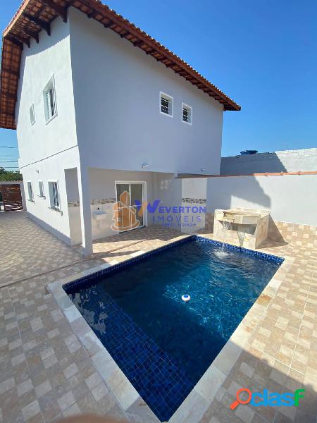 Casa 2 dorm. (1 suíte) com piscina R$309.900,00 em