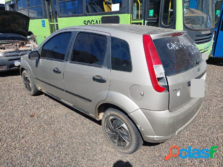 FORD FIESTA FLEX PRATA 2008 1.0 FLEX