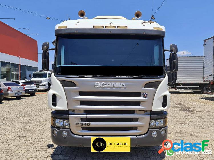 SCANIA P340 4X2 BRANCO 2010 340CV DIESEL