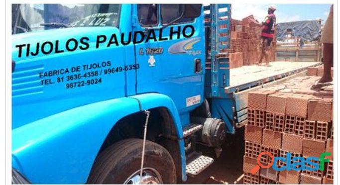 TIJOLOS NA PROMOÇÃO PARA ÁGUA PRETA PE 9 9765 2714