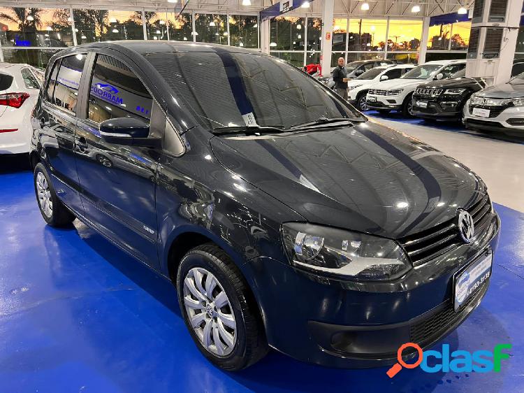 VOLKSWAGEN FOX 1.0 MI TOTAL FLEX 8V 5P CINZA 2014 1.0 FLEX
