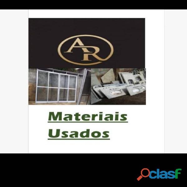 AR materiais usados restaura