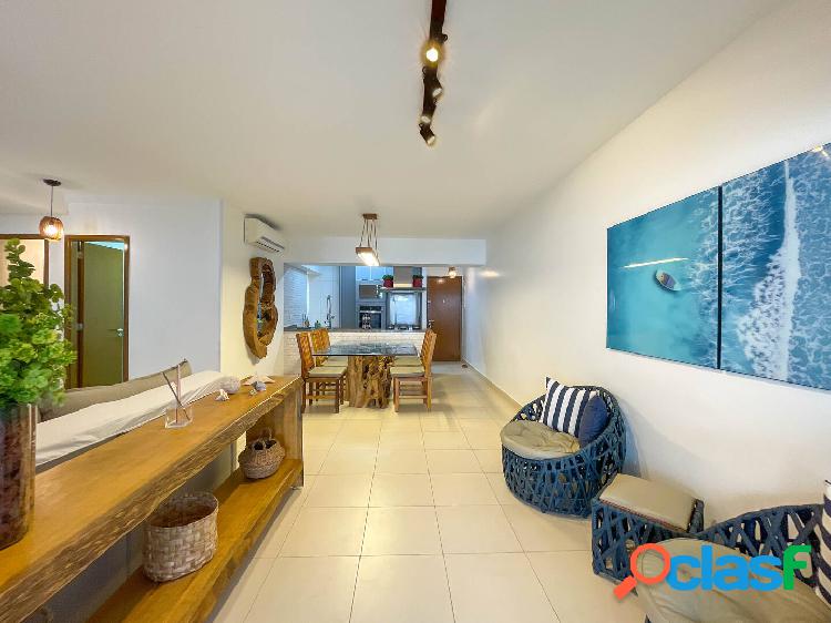 Apartamento com 3 suítes porteira fechada - Frente mar