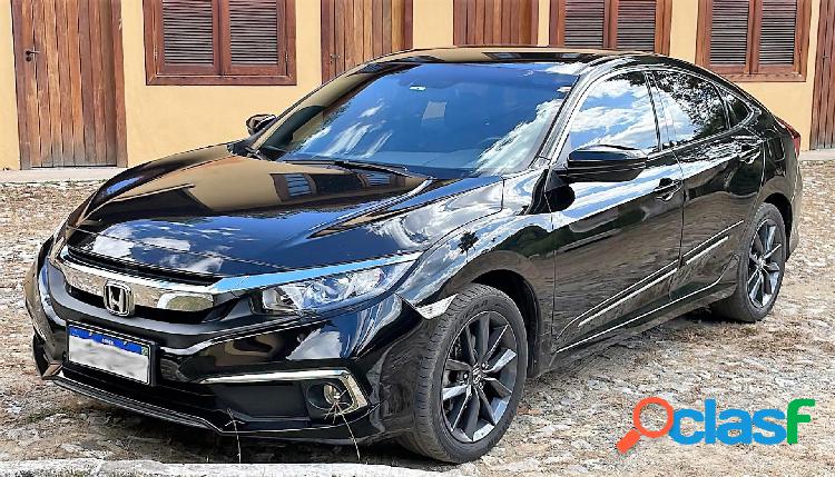 HONDA CIVIC SEDAN EXL 2.0 FLEX 16V AUT.4P PRETO 2020 2.0