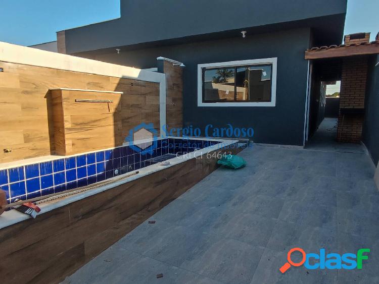 CASA MODERNA 2 QUARTOS PISCINA LADO PRAIA ITANHAÉM SP