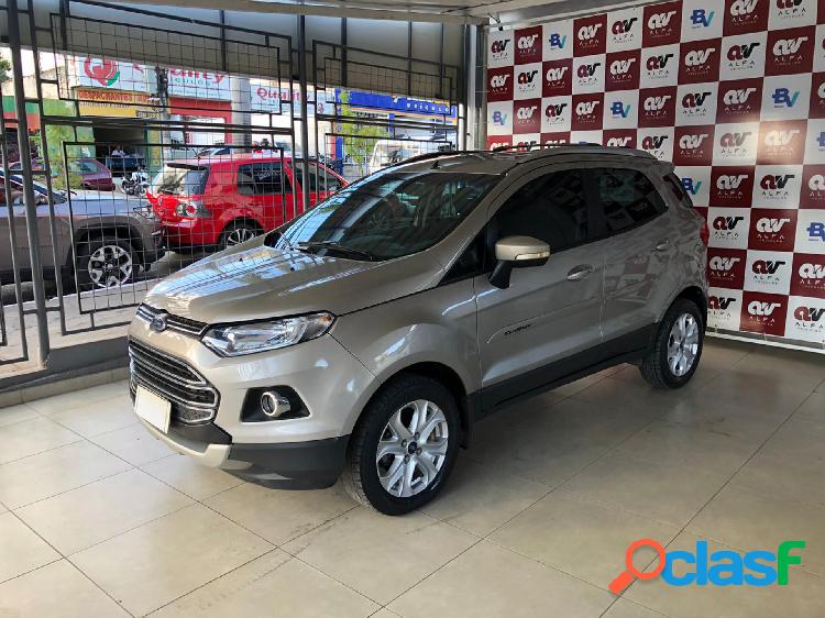 FORD ECOSPORT TITANIUM 1.6 16V FLEX 5P PRATA 2014 1.6 FLEX
