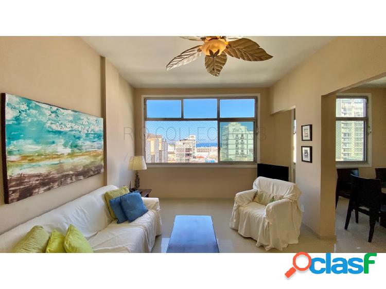 Apartamento vista parcial mar no coração de Ipanema e