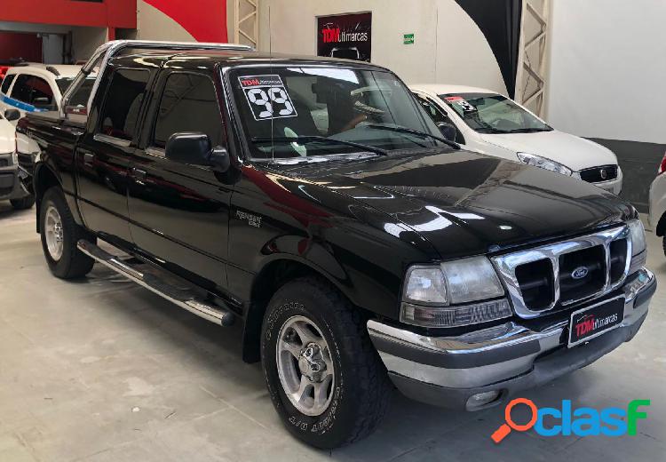 FORD RANGER XLT 4.0 4X4 CD PRETO 1999 4.0 GASOLINA