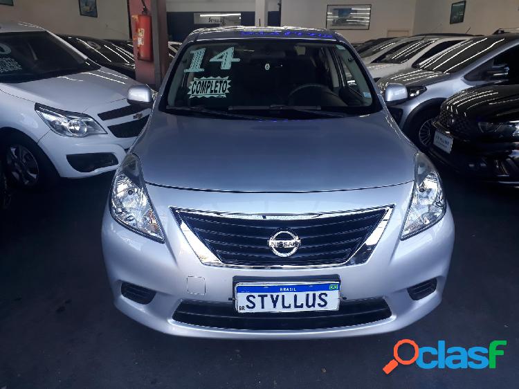 NISSAN VERSA SV 1.6 16V FLEX FUEL 4P MEC. PRATA 2014 1.6