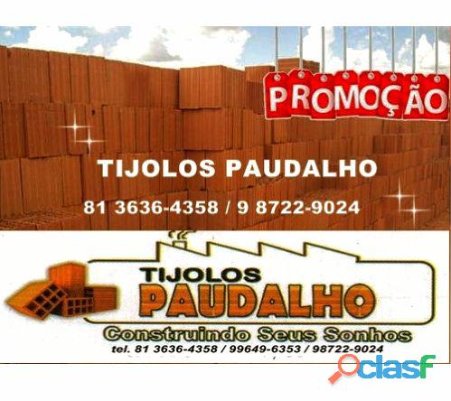 TIJOLOS NA PROMOÇÃO MINHA CASA MINHA VIDA PARA AREIAS