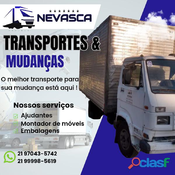Transporte e Mudanças Rio de Janeiro e Regiões
