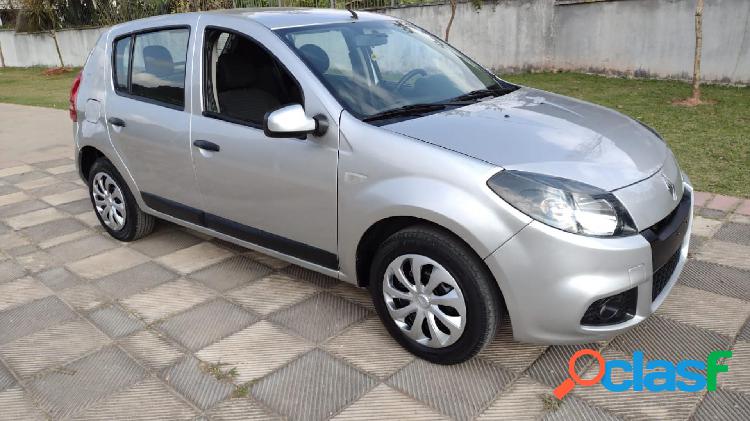 RENAULT SANDERO EXPRESSION HI-FLEX 1.6 8V 5P PRATA 2013 1.6