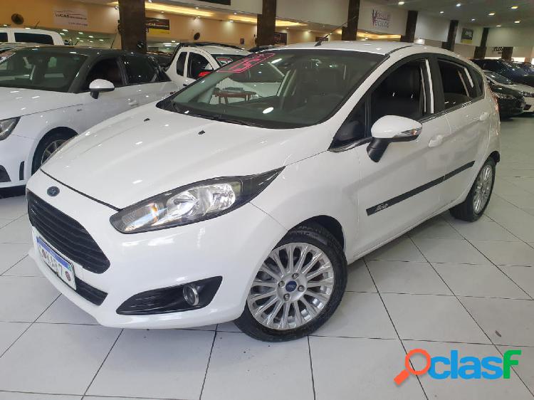 FORD FIESTA 1.6 16V FLEX AUT. 5P BRANCO 2015 1.6 FLEX