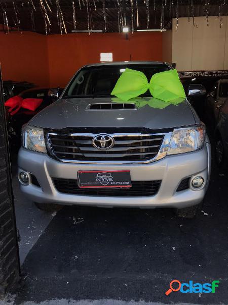 TOYOTA HILUX CD SRV D4-D 4X4 3.0 TDI DIESEL AUT PRATA 2014