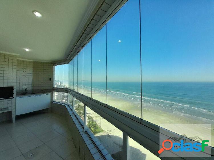 Apartamento Frente Mar com 2 Dormitórios na Praia Grande