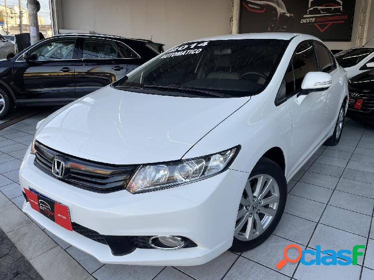 HONDA CIVIC SEDAN LXR 2.0 FLEXONE 16V AUT. 4P BRANCO 2014