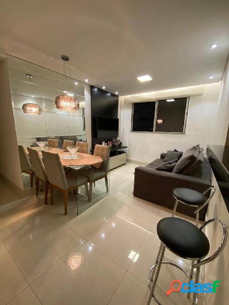 Lindo apartamento de dois quartos/mobiliado/lazer no