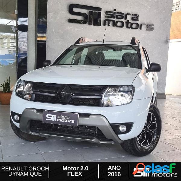 RENAULT DUSTER OROCH DYNA. 2.0 FLEX 16V MEC. BRANCO 2016 2.0