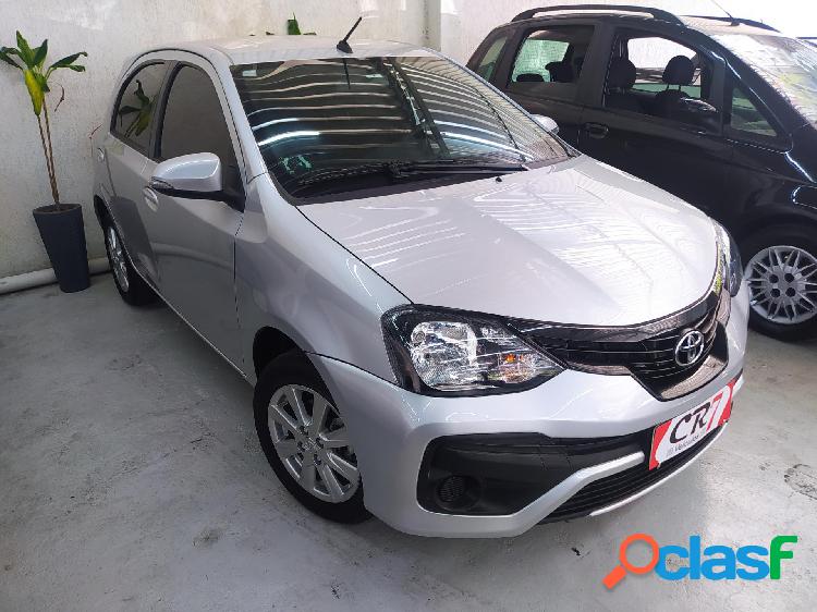 TOYOTA ETIOS X PLUS 1.5 FLEX 16V 5P AUT. PRATA 2020 1.5 FLEX