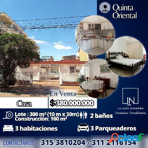 CASA EN QUINTA ORIENTAL