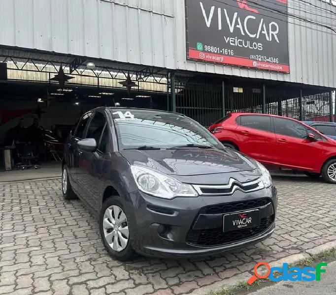 CITROEN C3 ORIGINE 1.5 FLEX 8V 5P MEC. CINZA 2014 1.5 FLEX