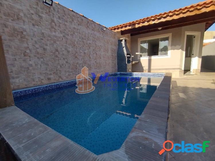 Casa 2dorm. (1 suíte) com piscina R$ 299.000,00 em